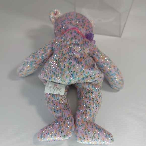 Vintage TY 2001 Signature Beanie Baby Bear with Case - Picture 6 of 7
